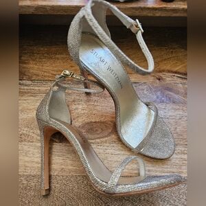 Stuart Weitzman Adobe beige nudist sandal